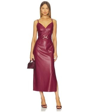 burgundy vegan leather dress Thea Leather Burgundy – Leather Flats for women by Age of Innocence, 37 - Age of Innocence