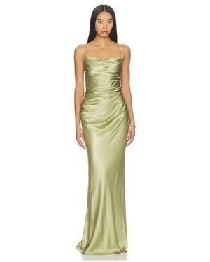 Shona Joy La Lune Lace Back Maxi Dress - Multicolor