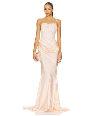 For Love & Lemons Abendkleid Karissa - Weiß