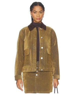 ALIGNE Bark Flok Jacket - Natural