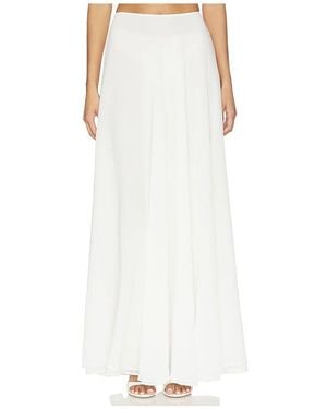 V. Chapman Carter Maxi Skirt - White