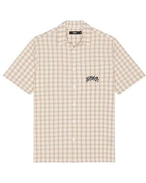 Former Manners Check Short Sleeve Shirt - White