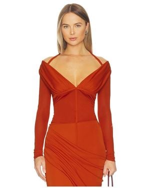Significant Other Jolie Long Sleeve Top - Orange