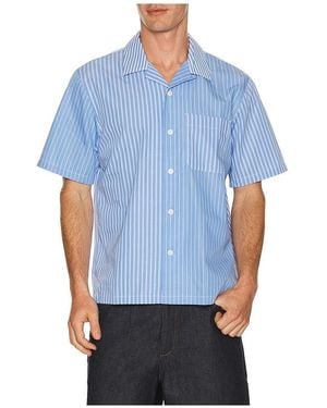 Rag & Bone Avery Poplin Shirt - Blue