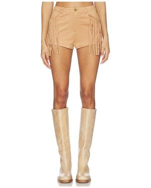 MORE TO COME Autumn Fringe Short - Natural