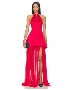 Susanna Chow Rosella Maxi Dress - Red