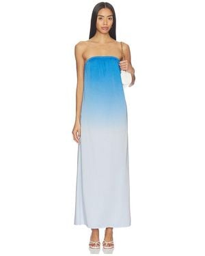 LNA Ekana Dip Dye Dress - Blue