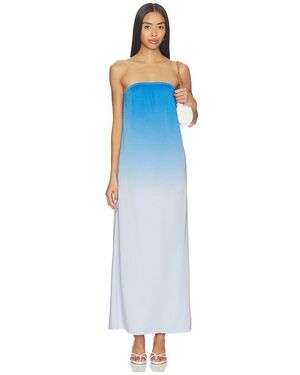 LNA Ekana Dip Dye Dress - Blue