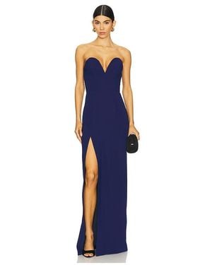 Amanda Uprichard X Revolve Cherri Gown - Blue