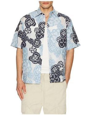 NN07 Freddy Short Sleeve Shirt 50075 - Blue