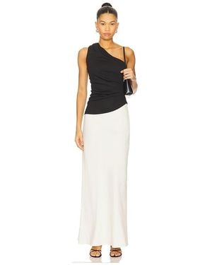 SOVERE Aura Combo Sleeveless Dress - Black