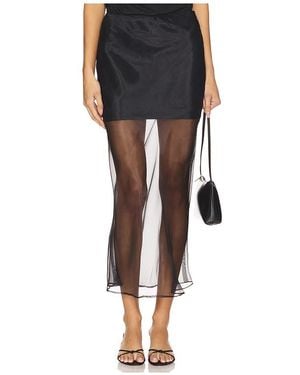 Line & Dot Falda Midi Denman En Color Negro Talla (También En S, Xs, M, Xl)