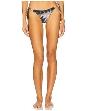 Jaded London Bikini Bottoms With Picot Trim - Multicolor