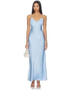 Amanda Uprichard X Revolve Hazel Gown - Blue