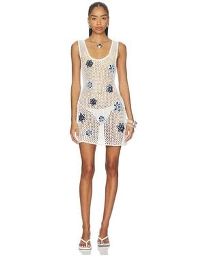 CAPITTANA Patsie Roses Dress - White