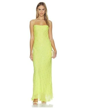 Bec & Bridge Arielle Slip Maxi Dress - Yellow