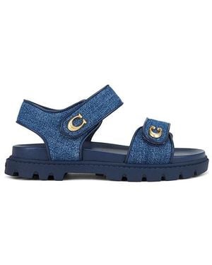 COACH Sandals フラットサンダル - ブルー