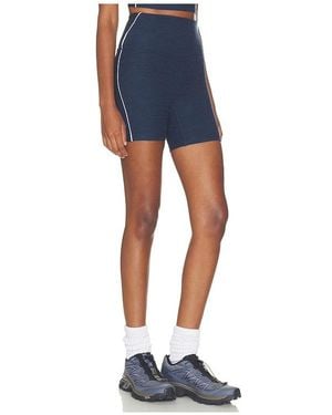 Beyond Yoga Shorts Spacedye - Blau