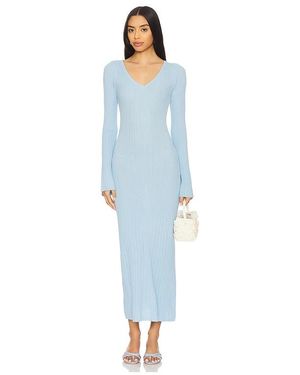 MINKPINK Odessa Knit Midi Dress - Blue