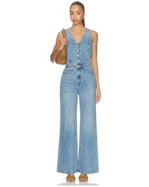 Levi's Vest Wide Leg Jumpsuit - Blue