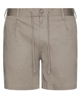 Onia Garment Dye Cotton Drawstring Shorts - Natural