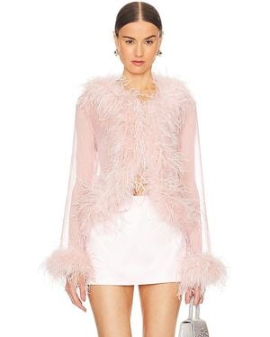 bubish Gigi Feather Blouse - Pink