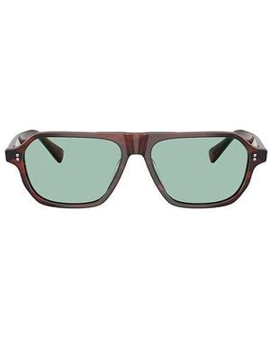 Oliver Peoples Sonnenbrille Remment - Grün