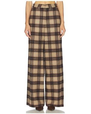 GIUSEPPE DI MORABITO Plaid Pant - Natural