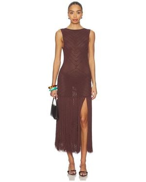 Devon Windsor Maxivestido Leiza En Color Marrón Talla (También En Xs) - Multicolor