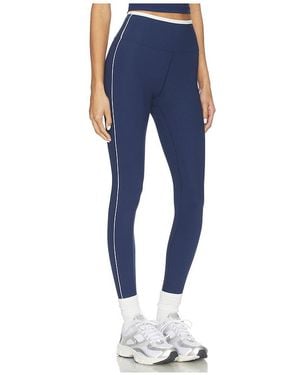 Year Of Ours Ribbed Track Legging - Blue