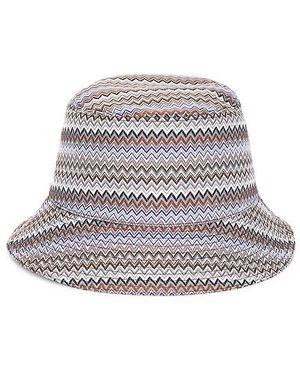 Missoni Bucket Hat - White