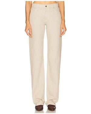 GRLFRND Graham Low Rise Straight Twisted Seam En Talla (También En 27, 28, 29, 31) - Blanco