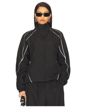 Jaded London Micro Fibre Track Jacket - Black