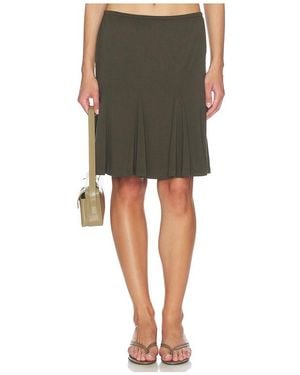 With Jean Mimi Skirt - Black