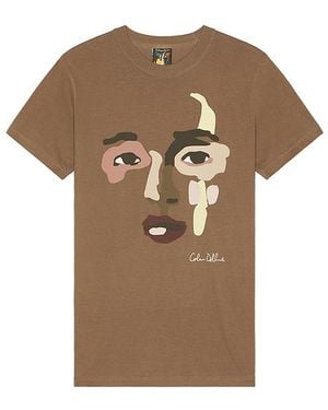 Kidsuper Face Tシャツ - ブラウン