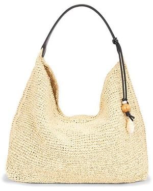 Madewell Lg Raffia Shoulder Bag - Natural