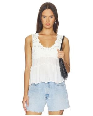 Free People X Revolve Petal Party Shapeless Cami - White