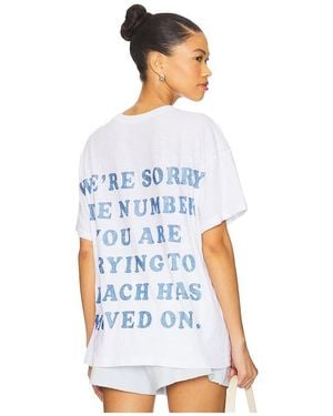 Boys Lie 1-800 Boyfriend Tee - White