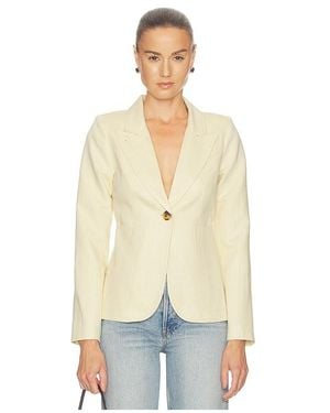 Smythe Patch Pocket Duchess Blazer - Natural