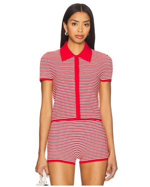 Lovers + Friends Parker トップ - レッド