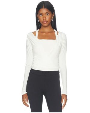437 The Wrap Top - White