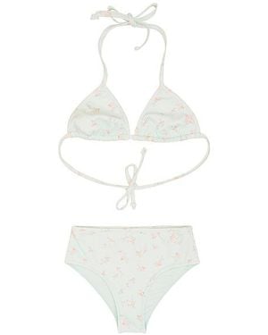 LoveShackFancy Bikini Finnie - Weiß