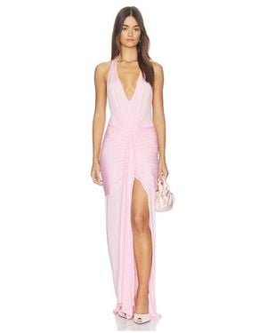 MOTHER OF ALL Inaya Collar Maxi Dress - White