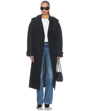 Anine Bing Trenchcoat, Langer Schnitt Pascale - Blau