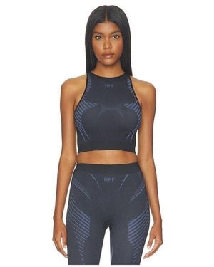 Off-White c/o Virgil Abloh Racing Seamless Top - Blue