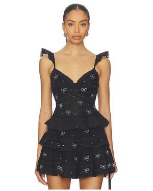 LoveShackFancy Lainie Top - Black