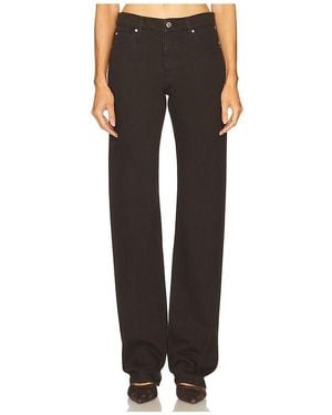 GRLFRND Graham Low Rise Straight Twisted Seam - Black