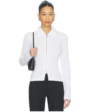 Samsøe & Samsøe Sadaisy Zip Blouse - White