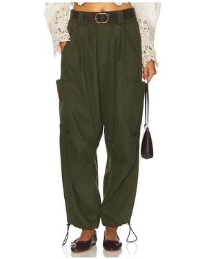 Sea Sullivan Sportswear Belted Cargo Pant - Green