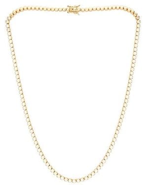 Lili Claspe Mini Reese Tennis Necklace - White